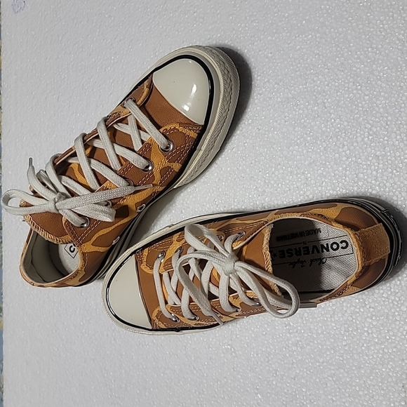 CONVERSE CHUCK TAYLOR 70's OX SNEAKERS GIRAFFE PRINT BROWN ARCHIVE CASUAL SHOE 5 - Picture 8 of 12